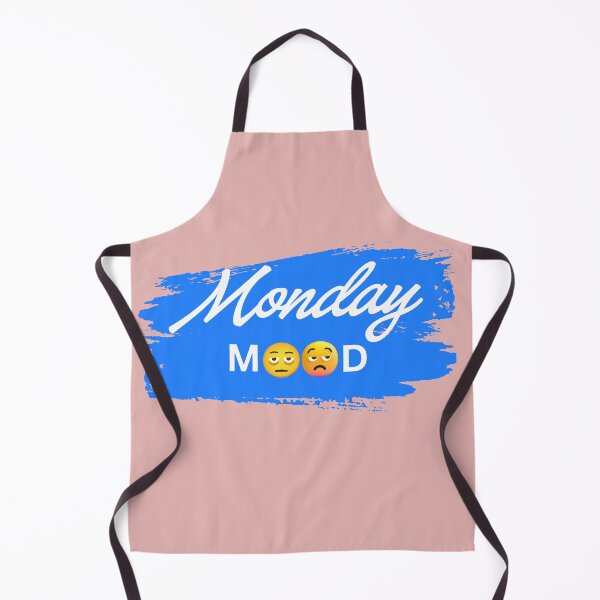 Item preview, Monday Mood | Monday Blues Funny Emoji Typography Design designed and sold by Ginastle26.