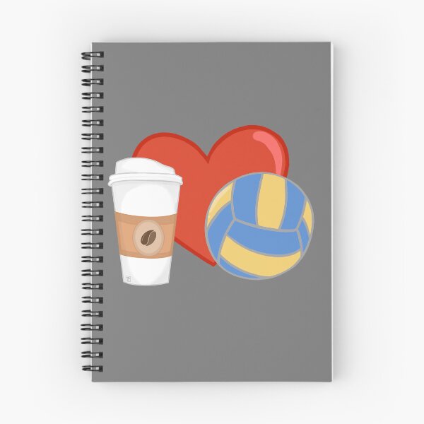 Item preview, Coffee Loves Volleyball Sports Athlete Youth Sports Sticker Colorful designed and sold by Komorebji.