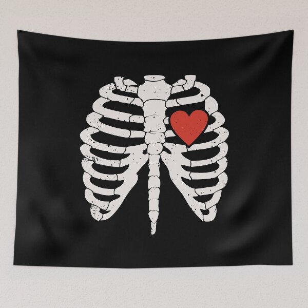 Item preview, Skeleton Rib Cage Heart - Halloween Clipart designed and sold by DGMaxShop.