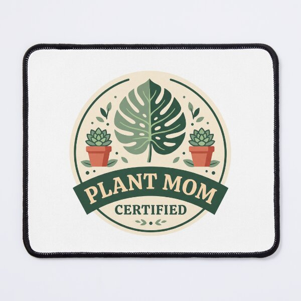 Item preview, Plant Mom Certified Sticker designed and sold by LuxePrint Society.