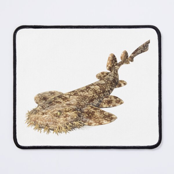 Item preview, Wobbegong Shark Watercolour Illustration designed and sold by Jaruart.