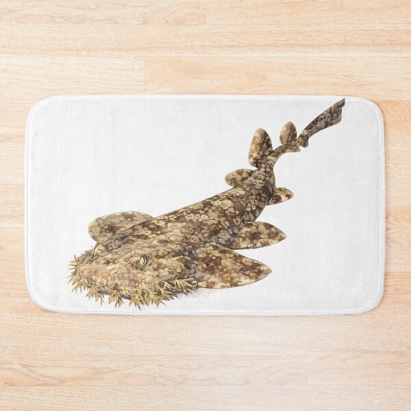 Item preview, Wobbegong Shark Watercolour Illustration designed and sold by Jaruart.