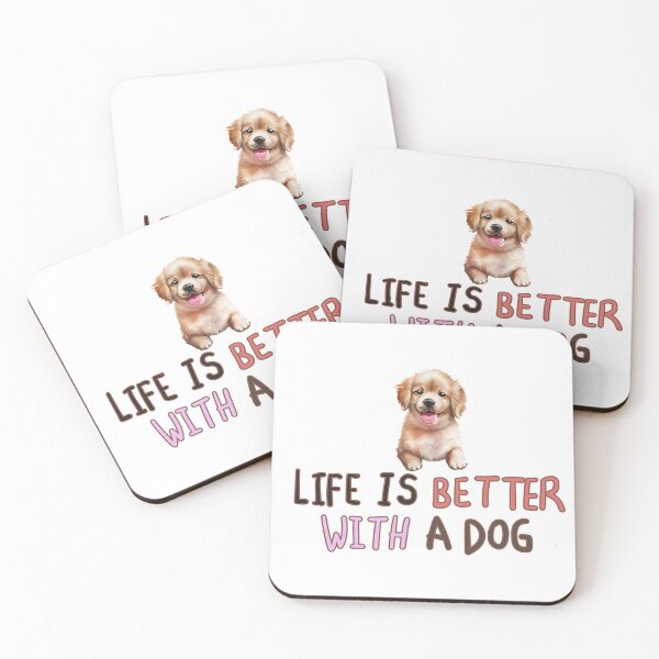 Item preview, Life Is Better With Dogs | Cute Dog Lover Quote Design designed and sold by Krish685.