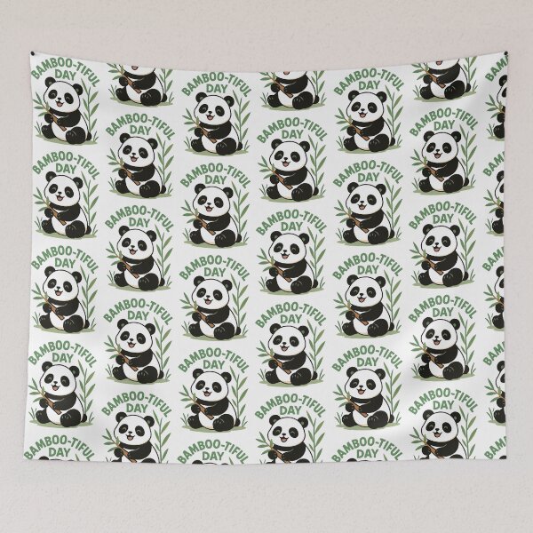 Item preview, Panda - Bamboo-tiful day designed and sold by GUNAPRIYAA.