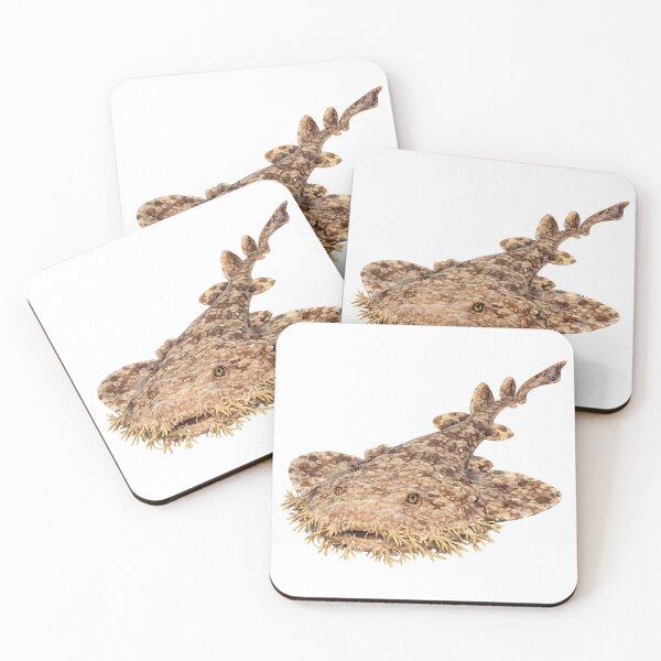 Item preview, Wobbegong Carpet Shark Watercolour designed and sold by Jaruart.