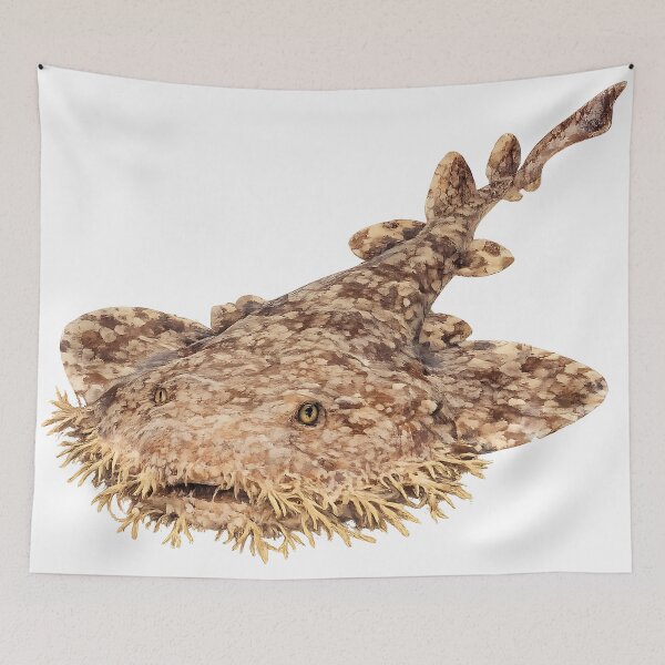 Item preview, Wobbegong Carpet Shark Watercolour designed and sold by Jaruart.