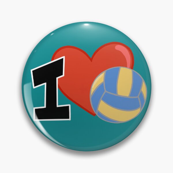 Item preview, I Love Volleyball Graphic Drawing Colorful Men’s and Women’s Sports Youth Sports Club Sports designed and sold by Komorebji.