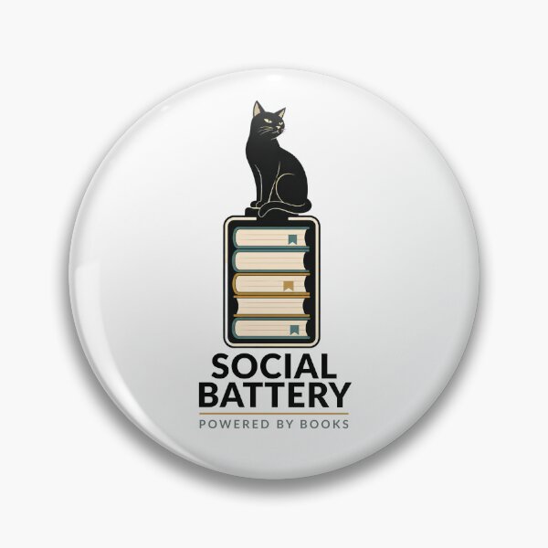 Item preview, Social Battery Powered By Books designed and sold by Northbound Press.