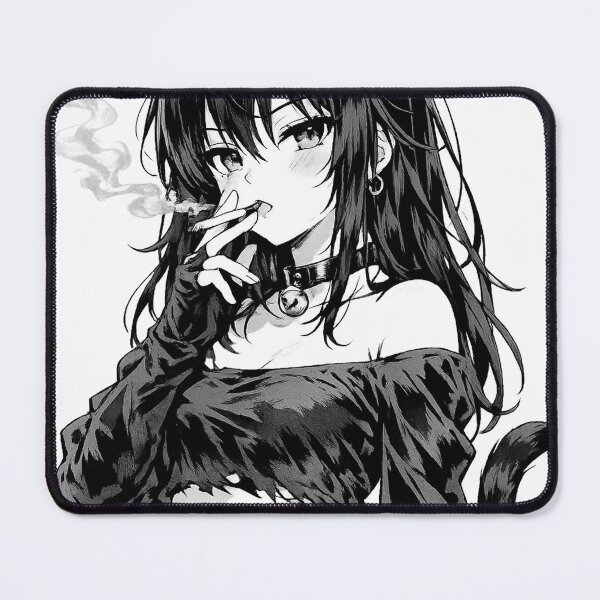 Item preview, Smoke – Cute Anime Cat designed and sold by bashhonkdesign.