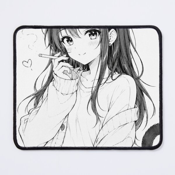 Item preview, neko girl smoke designed and sold by bashhonkdesign.