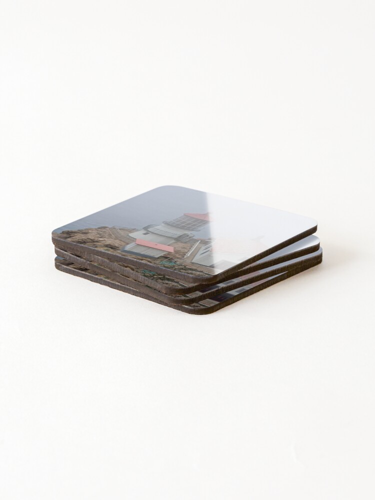 Thumbnail 4 of 5, Coasters (Set of 4), Point Reyes Lighthouse designed and sold by gavin-e.