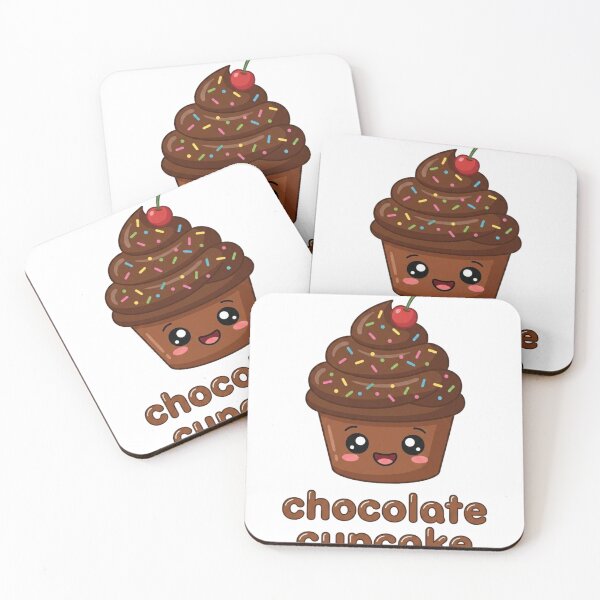 Item preview, Cute Chocolate Cupcake PNG | Kawaii Chocolate Cupcake Clipart  designed and sold by morning sun.