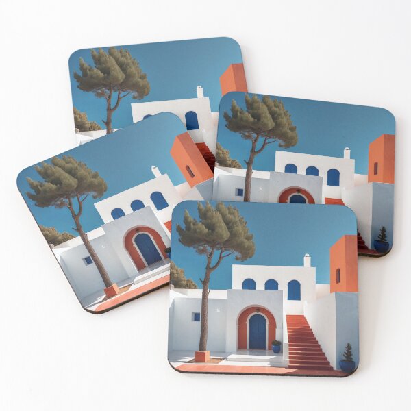 Item preview, White Courtyard Above the Sea designed and sold by Viktor Surzhko.
