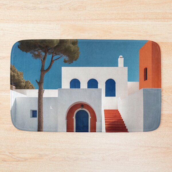 Item preview, White Courtyard Above the Sea designed and sold by Viktor Surzhko.