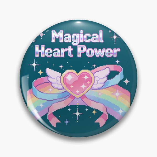 Item preview, Magical Heart Power - Kawaii Pastel Pixel Art designed and sold by PotionPixelArt.