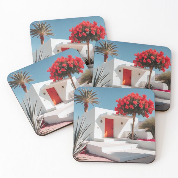 Item preview, Bougainvillea Steps to the Red Door designed and sold by Viktor Surzhko.
