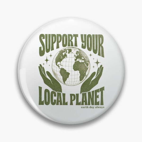 Item preview, Support Your Local Planet designed and sold by GrooveAndGlow.