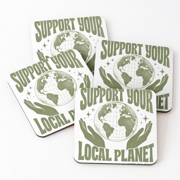 Item preview, Support Your Local Planet designed and sold by GrooveAndGlow.