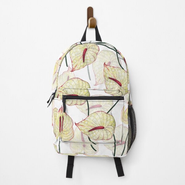 Item preview, Ethereal Anthurium: Cream and Crimson Watercolor Pattern designed and sold by LiveLearnCreate.