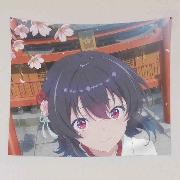 Item preview, Umi Asanagi Second Prettiest Girl Kura Nika Shrine Spring Gaze designed and sold by PMartistStudio.