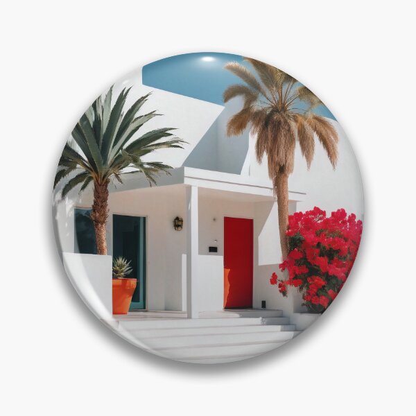 Item preview, Palm Courtyard in Summer White designed and sold by Viktor Surzhko.