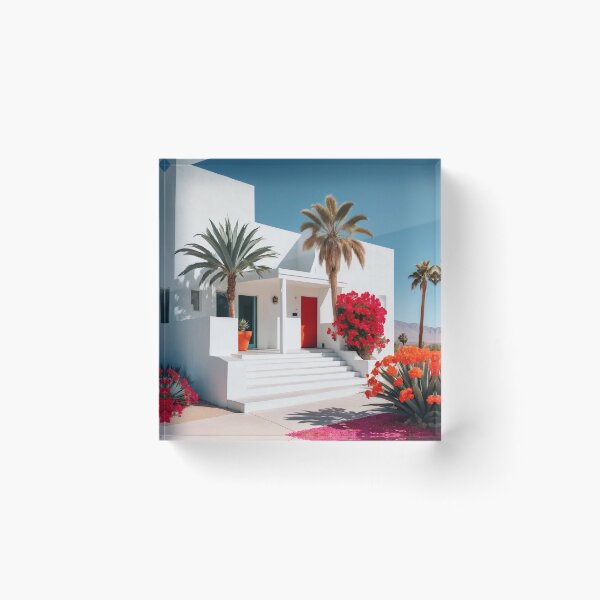 Item preview, Palm Courtyard in Summer White designed and sold by Viktor Surzhko.