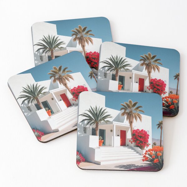Item preview, Palm Courtyard in Summer White designed and sold by Viktor Surzhko.