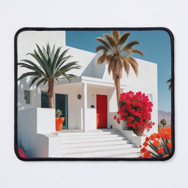 Item preview, Palm Courtyard in Summer White designed and sold by Viktor Surzhko.
