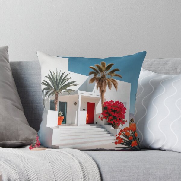 Item preview, Palm Courtyard in Summer White designed and sold by Viktor Surzhko.
