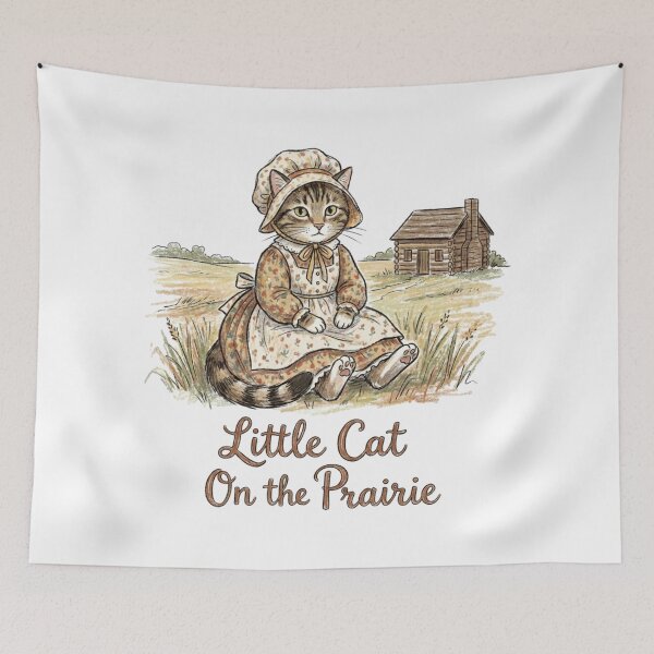 Item preview, Little Cat On The Prairie designed and sold by Popworks.