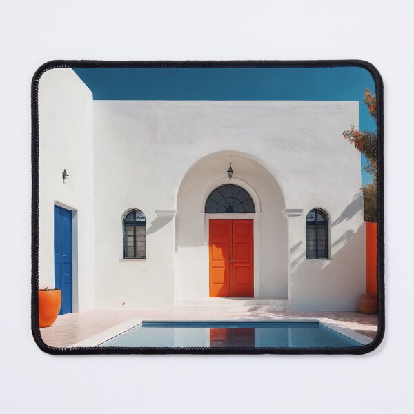 Item preview, Still Pool With Orange Door designed and sold by Viktor Surzhko.