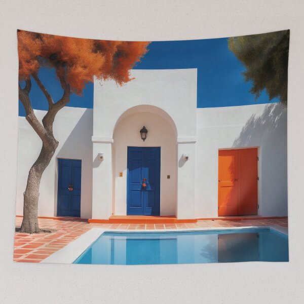 Item preview, Blue Door Red Door Pool House designed and sold by Viktor Surzhko.
