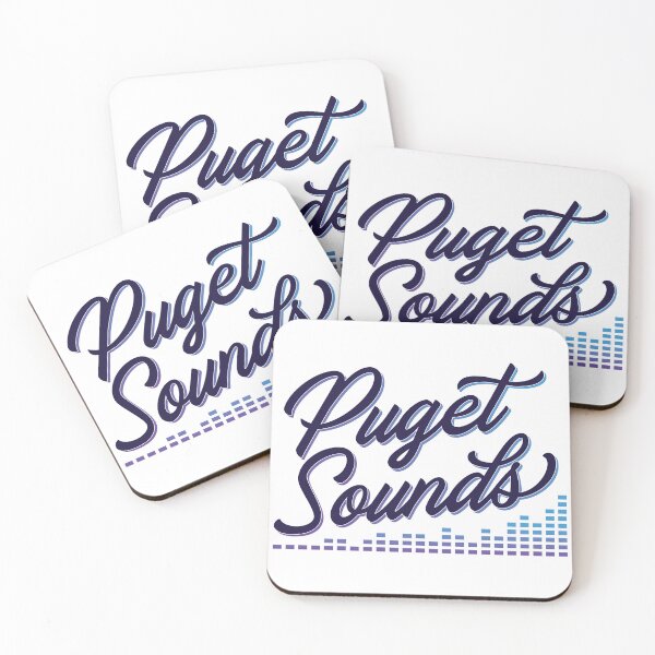 Item preview, Puget Sounds New Logo Black designed and sold by PugetSoundsDJ.