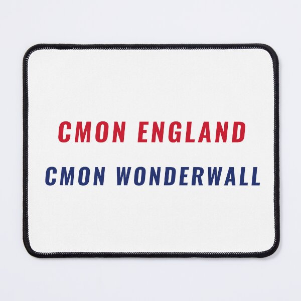 Item preview, CMON ENGLAND CMON WONDERWALL T-Shirt – England Soccer Fan Tee | Uncle Jichuan designed and sold by Uncle-Jichuan.