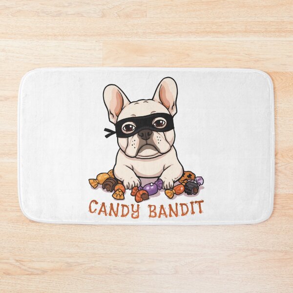 Item preview, Cute French Bulldog Candy Bandit Halloween Clipart designed and sold by VibranPalette.