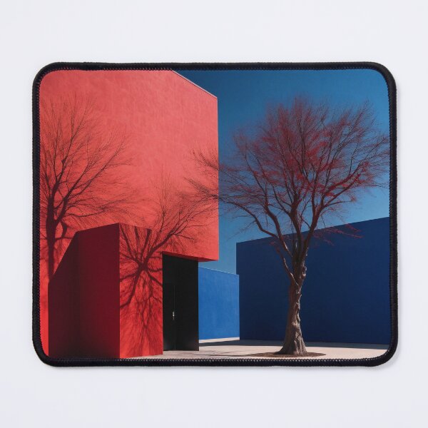 Item preview, Red Wall Blue Shadow designed and sold by Viktor Surzhko.