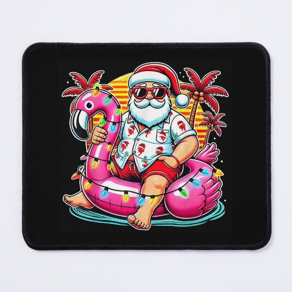 Item preview, Flamingo Christmas in July Shirt Santa designed and sold by goombi-creative.