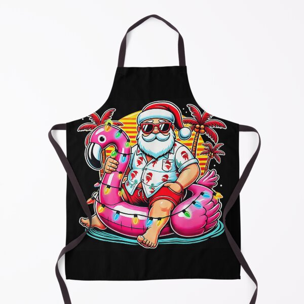 Item preview, Flamingo Christmas in July Shirt Santa designed and sold by goombi-creative.