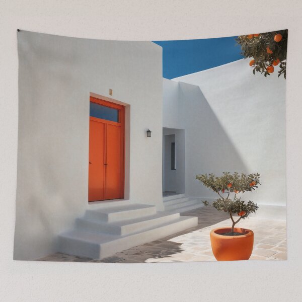Item preview, Terracotta Pot and Red Window designed and sold by Viktor Surzhko.