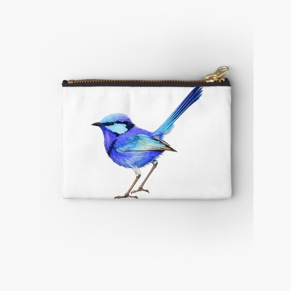 Item preview, Splendid Fairy-Wren in Profile Watercolour Illustration designed and sold by Jaruart.