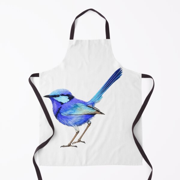 Artikelvorschau, Splendid Fairy-Wren in Profile Watercolour Illustration entworfen und verkauft von Jaruart.