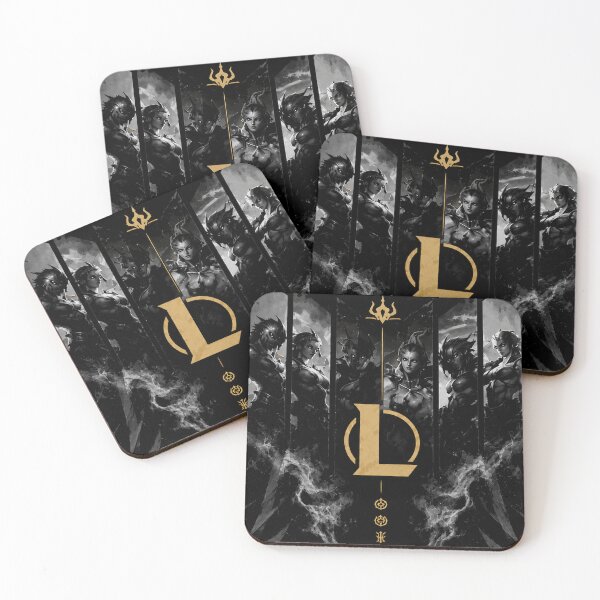 Item preview, League of Legends Black & Gold Gaming Minimalist Fan Art designed and sold by NBT-NOVA.
