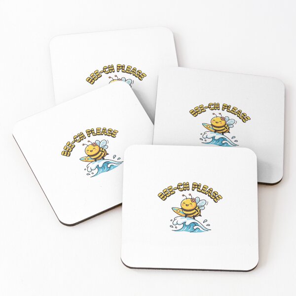 Item preview, Bee-ch Please Funny Summer Bee Tee designed and sold by 7Four1 Designs.