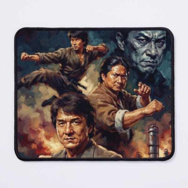 Item preview, Dragons Forever Retro Martial Arts Action Movie Tribute Art Poster designed and sold by Art's Diner.