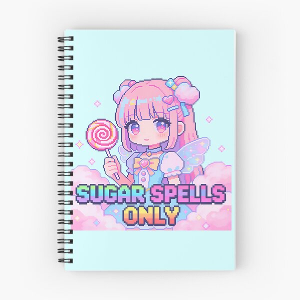Item preview, Kawaii Sugar Spells Only Pixel Art Magical Girl designed and sold by PotionPixelArt.