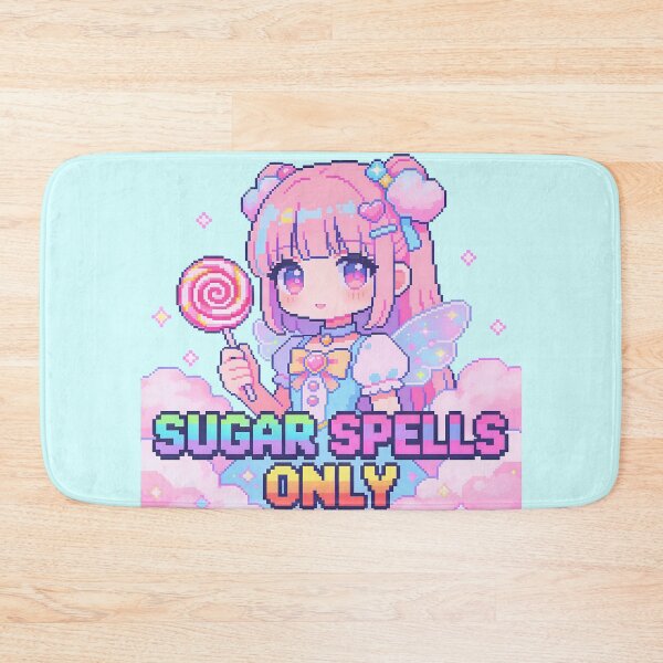 Item preview, Kawaii Sugar Spells Only Pixel Art Magical Girl designed and sold by PotionPixelArt.