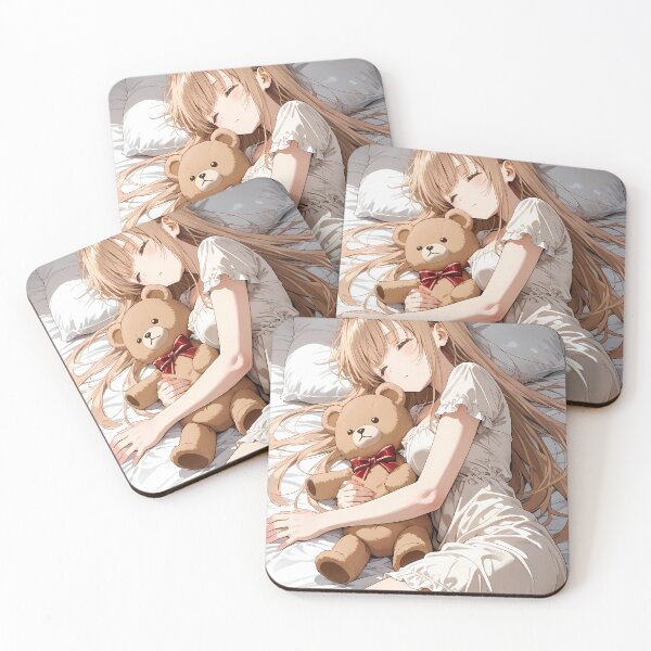 Item preview, Mahiru Shiina Angel Next Door Peaceful Sleep Teddy Bear Moonlit Calm designed and sold by riadjamai.