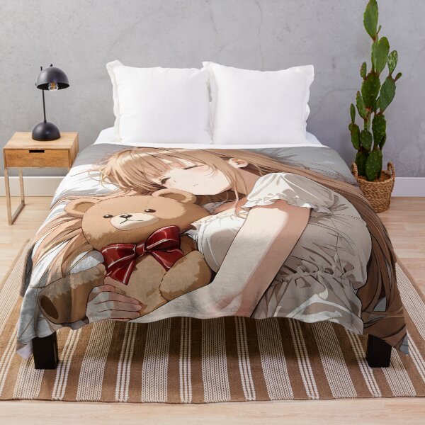 Item preview, Mahiru Shiina Angel Next Door Peaceful Sleep Teddy Bear Moonlit Calm designed and sold by riadjamai.