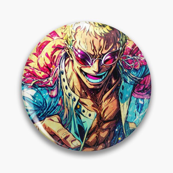 Item preview, Donquixote Doflamingo One Piece Bright Chaos Feather Laugh designed and sold by PMartistStudio.