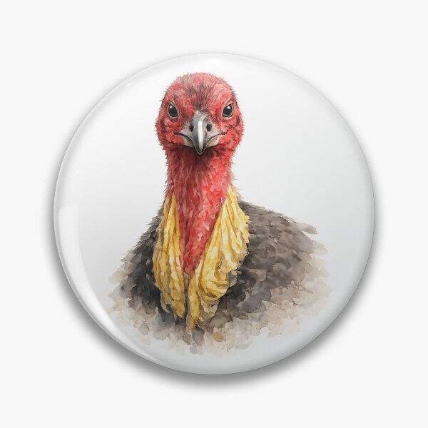 Item preview, Australian Brush-Turkey Portrait Watercolour designed and sold by Jaruart.